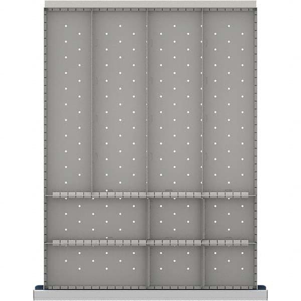 LISTA - 10-Compartment Drawer Divider Layout for 3.15" High Drawers - A1 Tooling