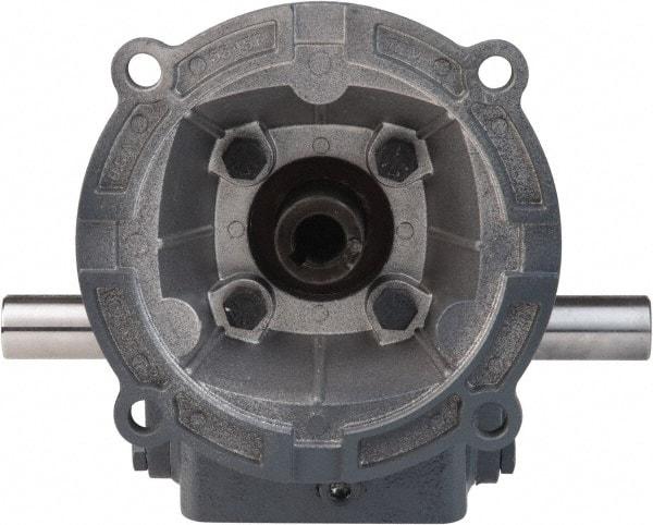 Boston Gear - 1 Centerline Distance, 20:1, 88 RPM Output, 0.27 Input Horsepower, 149 Lbs. Max Torque, Speed Reducer - Part No. F710-20-B4-H, Double Shaft Left & Right, 1/2" Bore, 2.31" High, 42C NEMA - A1 Tooling