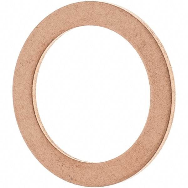 Value Collection - 1/2 SAE, 33/64" ID x 45/64" OD Oil Drain Plug Gasket - 1/32" Thick, Copper - A1 Tooling