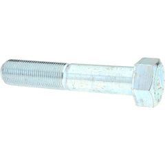 Hex Head Cap Screw: 3/4-16 x 2-1/2″, Grade 9 Alloy Steel, Zinc-Plated Clear Chromate