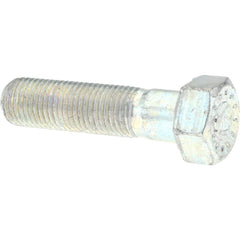 Hex Head Cap Screw: 5/8-11 x 2-1/2″, Grade 9 Alloy Steel, Zinc-Plated Clear Chromate