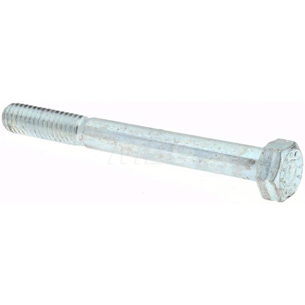 Hex Head Cap Screw: 3/4-10 x 5″, Grade 9 Alloy Steel, Zinc-Plated Clear Chromate