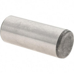 Value Collection - 1/2" Diam x 1-1/4" Pin Length Grade 8 Alloy Steel Standard Dowel Pin - C 50-58 Hardness, 51,000 Lb Breaking Strength, 1 Beveled & 1 Rounded End - A1 Tooling