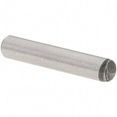 Value Collection - 3/32" Diam x 1/2" Pin Length Grade 8 Alloy Steel Standard Dowel Pin - C 50-58 Hardness, 1,800 Lb Breaking Strength, 1 Beveled & 1 Rounded End - A1 Tooling