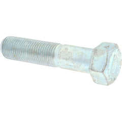 Hex Head Cap Screw: 9/16-18 x 2″, Grade 9 Alloy Steel, Zinc-Plated Clear Chromate