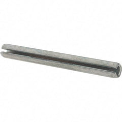 Value Collection - 7/32" Diam x 2" Long Slotted Spring Pin - Grade 1070-1090 Alloy Steel, Uncoated - A1 Tooling