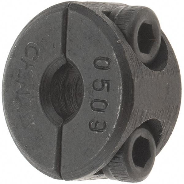 Value Collection - 5mm Bore, Steel, Two Piece Shaft Collar - 11/16" Outside Diam - A1 Tooling