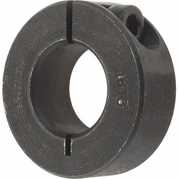 Value Collection - 18mm Bore, Steel, One Piece Clamp Collar - 1-1/2" Outside Diam - A1 Tooling