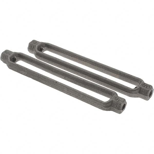 Value Collection - 800 Lb Load Limit, 5/16" Thread Diam, 4-1/2" Take Up, Steel Turnbuckle Body Turnbuckle - 5-9/16" Body Length, 1-7/32" Neck Length - A1 Tooling