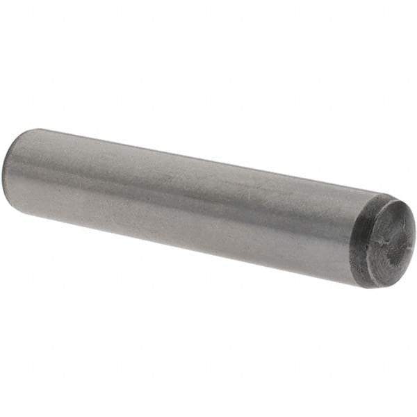 Value Collection - 10mm Diam x 50mm Pin Length Alloy Steel Pull Out Dowel Pin - C 57-63 Hardness, 1 Rounded & 1 Threaded End - A1 Tooling