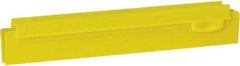 Vikan - 10" Rubber Blade Squeegee Refill - Double Edge, Yellow, Plastic Holder - A1 Tooling