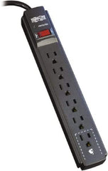 Tripp-Lite - 6 Outlets, 120 VAC15 Amps, 6' Cord, Power Outlet Strip - Floor, Keyhole Mount, 5-15 NEMA Configuration, 1.23" Strip - A1 Tooling