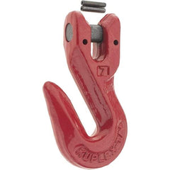 Value Collection - 9/32" Chain Diam, 100 Chain Grade Clevis Hook - 4,300 Lb Capacity, 11/16" ID, 13/32" Pin Diam, 3/8" Hook Throat, 2-1/8" OAL - A1 Tooling