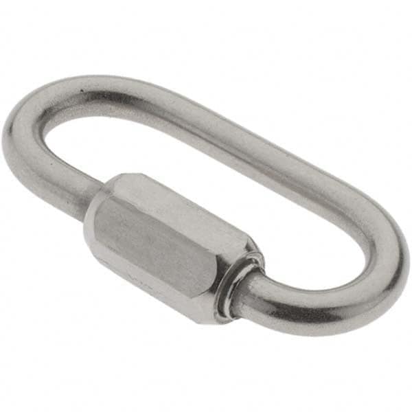 Value Collection - Stainless Steel Quick Link - 1/8" Diameter, 200 Lb Load Limit - A1 Tooling