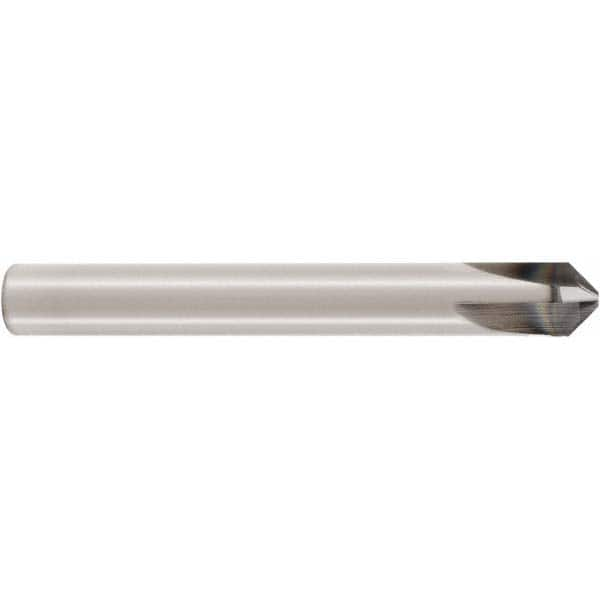 Seco - 8mm Diam 4 Flute Single End Solid Carbide Chamfer Mill - A1 Tooling