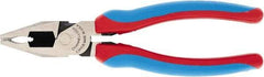 Channellock - 7" OAL, 1-1/2" Jaw Length x 1" Jaw Width, Combination Pliers - Crosshatch Jaw, Comfort Grip Handles - A1 Tooling