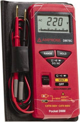 Amprobe - 3156830, CAT II, CAT 0, 600 VAC/VDC, Digital Average Responding Multimeter - 32 mOhm, Measures Voltage, Resistance - A1 Tooling