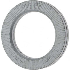 Value Collection - 1.6535" OD, Zinc Flake, Wedge Lock Washer - Grade 2, 1.1102 to 1.126" ID - A1 Tooling