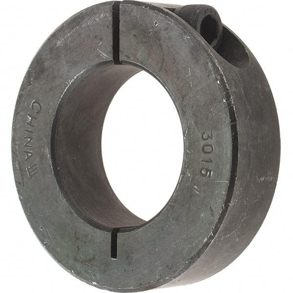 Value Collection - 30mm Bore, Steel, One Piece Clamp Collar - 2-1/8" Outside Diam - A1 Tooling