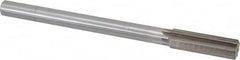 Interstate - 19mm High Speed Steel Chucking Reamer - Straight Flute, Straight Shank, 2-1/4" Flute Length, 9" OAL - A1 Tooling