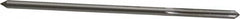 Interstate - 5mm High Speed Steel Chucking Reamer - Straight Flute, Straight Shank, 1-1/4" Flute Length, 5" OAL - A1 Tooling