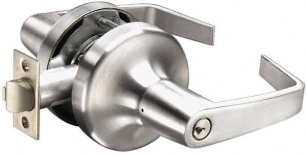 Yale - Light/Medium Duty Passage Lever Lockset - 2-3/4" Back Set, Keyless Cylinder, Satin Chrome Finish - A1 Tooling