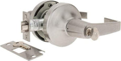 Yale - Light/Medium Duty Classroom Lever Lockset - 2-3/4" Back Set, Key in Lever Cylinder, Satin Chrome Finish - A1 Tooling