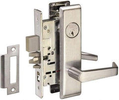 Yale - Extra Heavy Duty Privacy Lever Lockset - 2-3/4" Back Set, Satin Chrome Finish - A1 Tooling