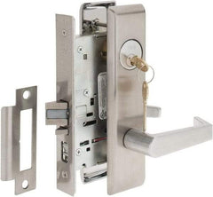 Yale - Extra Heavy Duty Entrance Lever Lockset - 2-3/4" Back Set, Standard Mortise Cylinder, Satin Chrome Finish - A1 Tooling