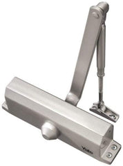 Yale - 42" Door Width, 9-3/4" Closer Body Length, Non-Handed Door Closer Manual Damper - Aluminum Finish, Non-Handed - A1 Tooling