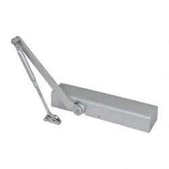 Yale - 48" Door Width, 13" Closer Body Length, Non-Handed Door Closer Manual Damper - Aluminum Finish, Non-Handed - A1 Tooling