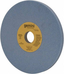 Norton - 8" Diam x 1-1/4" Hole x 1/2" Thick, K Hardness, 60 Grit Surface Grinding Wheel - Aluminum Oxide, Type 1, Medium Grade, 3,600 Max RPM, No Recess - A1 Tooling