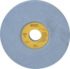 Norton - 7" Diam x 1-1/4" Hole x 3/4" Thick, K Hardness, 46 Grit Surface Grinding Wheel - Aluminum Oxide, Type 5, Coarse Grade, 3,600 Max RPM, One-Side Recess - A1 Tooling