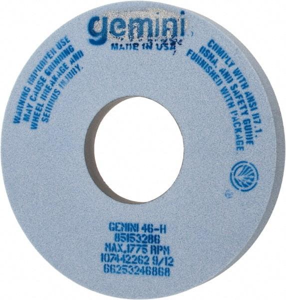 Norton - 14" Diam x 5" Hole x 1-1/2" Thick, H Hardness, 46 Grit Surface Grinding Wheel - Aluminum Oxide, Type 5, Coarse Grade, 1,775 Max RPM, One-Side Recess - A1 Tooling