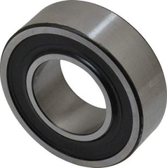 SKF - 30mm Bore Diam, 62mm OD, Double Seal Self Aligning Radial Ball Bearing - 20mm Wide, 2 Rows, Round Bore, 1,510 Lb Static Capacity, 5,350 Lb Dynamic Capacity - A1 Tooling