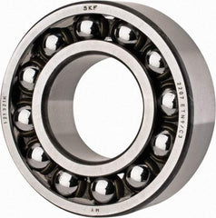 SKF - 35mm Bore Diam, 72mm OD, Open Self Aligning Radial Ball Bearing - 23mm Wide, 2 Rows, Round Bore, 1,980 Lb Static Capacity, 6,900 Lb Dynamic Capacity - A1 Tooling