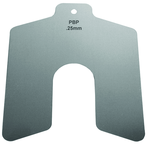 .25MMX75MMX75MM 300 SS SLOTTED SHIM - A1 Tooling