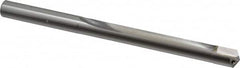 CJT - 1/2", 125° Point, Carbide-Tipped Straight Flute Drill Bit - A1 Tooling