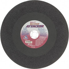 Sait - 14" Aluminum Oxide Cutoff Wheel - 3/32" Thick, 1" Arbor, 4,400 Max RPM, Use with Chop Saws - A1 Tooling