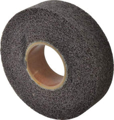 Brite Star - 8" Diam, 2" Face Width, 3" Center Hole, Medium Grade, Aluminum Oxide Deburring Wheel - Convolute, Hard Density 8 Grade, 4,500 RPM - A1 Tooling