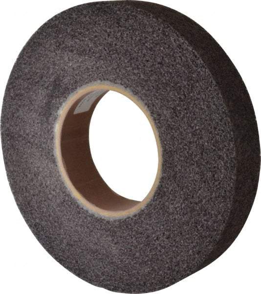 Brite Star - 12" Diam, 2" Face Width, 5" Center Hole, Medium Grade, Aluminum Oxide Deburring Wheel - Convolute, Soft Density 5 Grade, 3,000 RPM - A1 Tooling