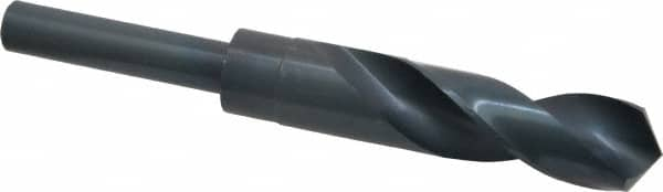 Chicago-Latrobe - 27/32" Drill, 118° Point, High Speed Steel Silver Deming & Reduced Shank Drill Bit - A1 Tooling