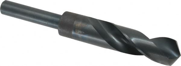 Chicago-Latrobe - 55/64" Drill, 118° Point, High Speed Steel Silver Deming & Reduced Shank Drill Bit - A1 Tooling