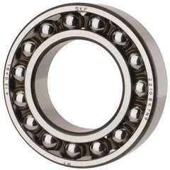 SKF - 50mm Bore Diam, 90mm OD, Open Self Aligning Radial Ball Bearing - 23mm Wide, 2 Rows, Round Bore, 2,520 Lb Static Capacity, 7,600 Lb Dynamic Capacity - A1 Tooling