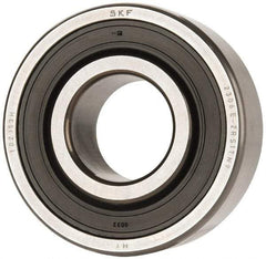 SKF - 30mm Bore Diam, 72mm OD, Double Seal Self Aligning Radial Ball Bearing - 27mm Wide, 2 Rows, Round Bore, 1,980 Lb Static Capacity, 7,010 Lb Dynamic Capacity - A1 Tooling