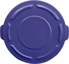 Rubbermaid - Round Lid for Use with 55 Gal Round Trash Cans - Blue, For Brute Trash Cans - A1 Tooling