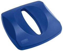 Rubbermaid - Square Lid for Use with 23 Gal Square Recycle Containers - Blue, Plastic, For 3569 - A1 Tooling