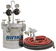 Binks - Paint Sprayer Pressure Tank - SV100 HVLP Gun with 2 Gallon Tank - A1 Tooling