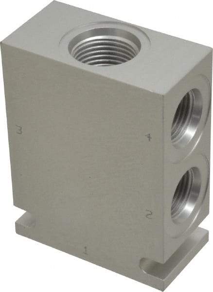 Parker - 37.5 GPM Aluminum Hydraulic Control Valve - 7/8-14 Thread, C10-4 Cavity, 1-1/4" Wide x 2-1/2" Long - A1 Tooling