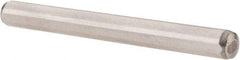 Value Collection - 6mm Diam x 60mm Pin Length Alloy Steel Pull Out Dowel Pin - C 57-63 Hardness, 1 Rounded & 1 Threaded End - A1 Tooling